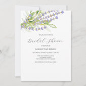 ワイルドフラワーブライダルシャワー招待状 (正面)
