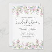 ワイルドフラワーブライダルシャワー招待 招待状 (正面)
