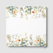 ワイルドフラワーブライダルシャワー ゲストブック (裏面)