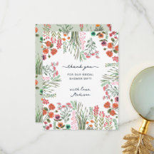 ワイルドフラワーブライダルシャワー