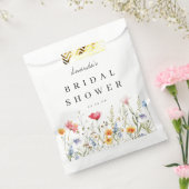 ワイルドフラワーブライダルシャワー フェイバーバッグ (封をした状態)