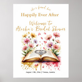 ワイルドフラワーブライダルシャワー ポスター