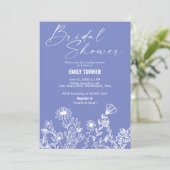 ワイルドフラワーブライダルシャワー 招待状 (スタンド正面)