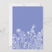 ワイルドフラワーブライダルシャワー 招待状 (裏面)