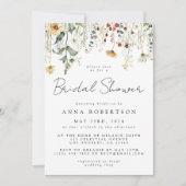 ワイルドフラワーブライダルシャワー 招待状 (正面)