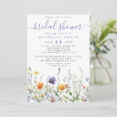 ワイルドフラワーブライダルシャワー 招待状 (スタンド正面)