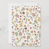 ワイルドフラワーブライダルシャワー 招待状 (裏面)