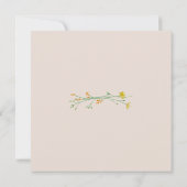 ワイルドフラワーブライダルブランチザブライドフローラ 招待状 (裏面)