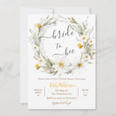 ワイルドフラワーブライドへブライダルシャワー招待 招待状 (正面)