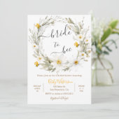 ワイルドフラワーブライドへブライダルシャワー招待 招待状 (スタンド正面)