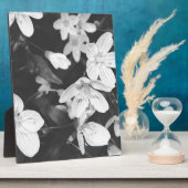 ワイルドフラワーブラックとホワイト フォトプラーク (側面)