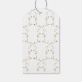 ワイルドフラワーブルーウォーター結婚式の引き出物有難う ギフトタグ (裏面)