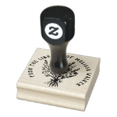 ワイルドフラワーブーケカスタムーパーソナライズされたト ラバースタンプ (スタンプ)