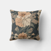 ワイルドフラワーブーケコテージコア – アールヌーヴD15 クッション (裏面)