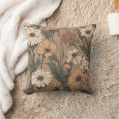 ワイルドフラワーブーケコテージコアD10 クッション (ブランケット)