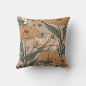 ワイルドフラワーブーケコテージコアD11 クッション (裏面)