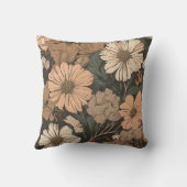 ワイルドフラワーブーケコテージコアD16 クッション (裏面)