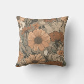 ワイルドフラワーブーケコテージコアD19 クッション (裏面)