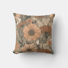 ワイルドフラワーブーケコテージコアD19 クッション