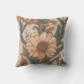 ワイルドフラワーブーケコテージコアD1 クッション (裏面)