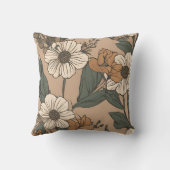 ワイルドフラワーブーケコテージコアD2 クッション (裏面)