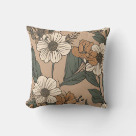 ワイルドフラワーブーケコテージコアD2 クッション
