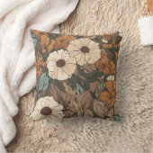 ワイルドフラワーブーケコテージコアD3 クッション (ブランケット)