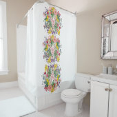 ワイルドフラワーブーケシャワーカーテン シャワーカーテン (インサイチュ)