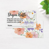 ワイルドフラワーブーケフローラガールベビーおむつラッフル (デスク)