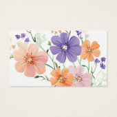 ワイルドフラワーブーケフローラガールベビーおむつラッフル (裏面)