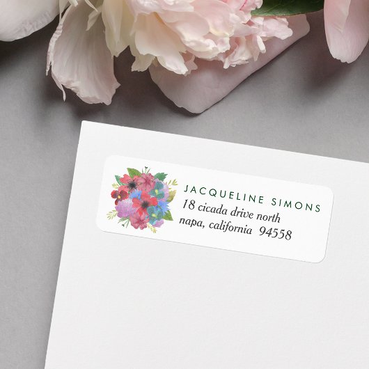 ワイルドフラワーブーケモダンフローラ ラベル