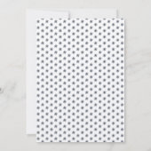 ワイルドフラワーブーケ素朴お洒落ブライダルシャワー 招待状 (裏面)