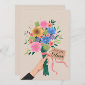 ワイルドフラワーブーケ シーズンカード (正面/裏面)