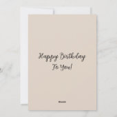 ワイルドフラワーブーケ シーズンカード (裏面)