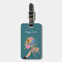 ワイルドフラワーブーケ ラゲッジタグ