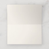 ワイルドフラワーブーケ#2L結婚のカップル名の初期化 プレイスカード (内部開封)