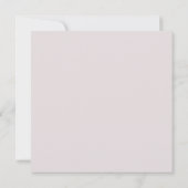 ワイルドフラワーブ素朴ライダルシャワー招待状 招待状 (裏面)