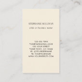 ワイルドフラワープロフェッショナル名刺 名刺 (裏面)