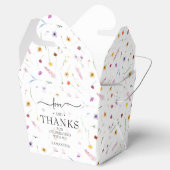 ワイルドフラワーベイビーシャワー小 フェイバーボックス (オープン)