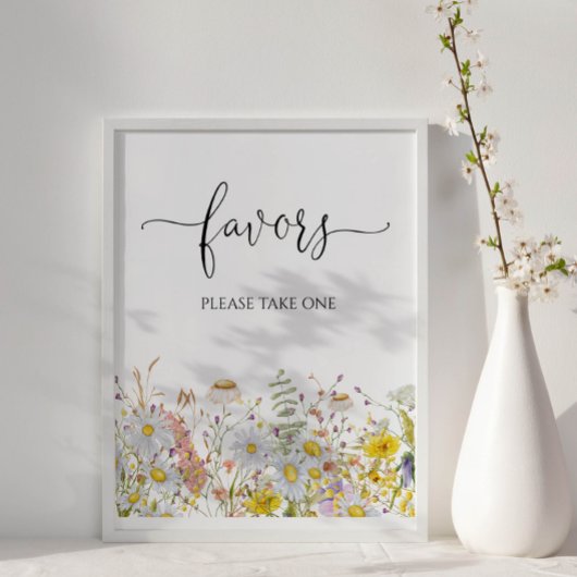 ワイルドフラワーベイビーシャワー特典 ポスター