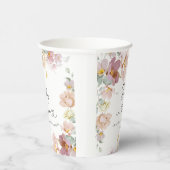 ワイルドフラワーベイビー イン ブルーム ベイビーシャワー 紙コップ (右)