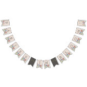 ワイルドフラワーベビーの開花ガーランドベビーシャワー バンティングフラッグ (全)