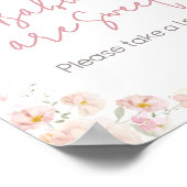 ワイルドフラワーベビーの開花ベビーは甘い ポスター (角)