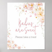 ワイルドフラワーベビーの開花ベビーは甘い ポスター (正面)