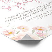 ワイルドフラワーベビーの開花言わないベビー ポスター (角)