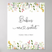 ワイルドフラワーベビーは甘いポスター ポスター (正面)