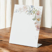 ワイルドフラワーベビーイン開花エレガントモダン 台座サイン