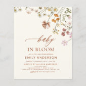 ワイルドフラワーベビーイン開花ベビーシャワーテラコッタ (正面)