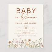 ワイルドフラワーベビーイン開花ベビーシャワーテラコッタ (正面)