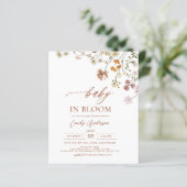 ワイルドフラワーベビーイン開花ベビーシャワーテラコッタ (スタンド正面)